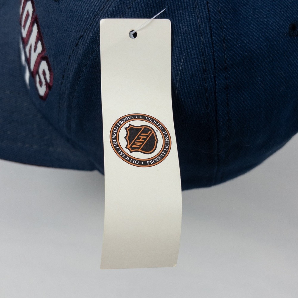 Vintage Colorado Avalanche 2001 NHL Champions American Needle Hat Mens Navy NWT - Picture 6 of 9